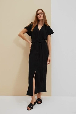 LADIES DRESS L-SU-4046 BLACK