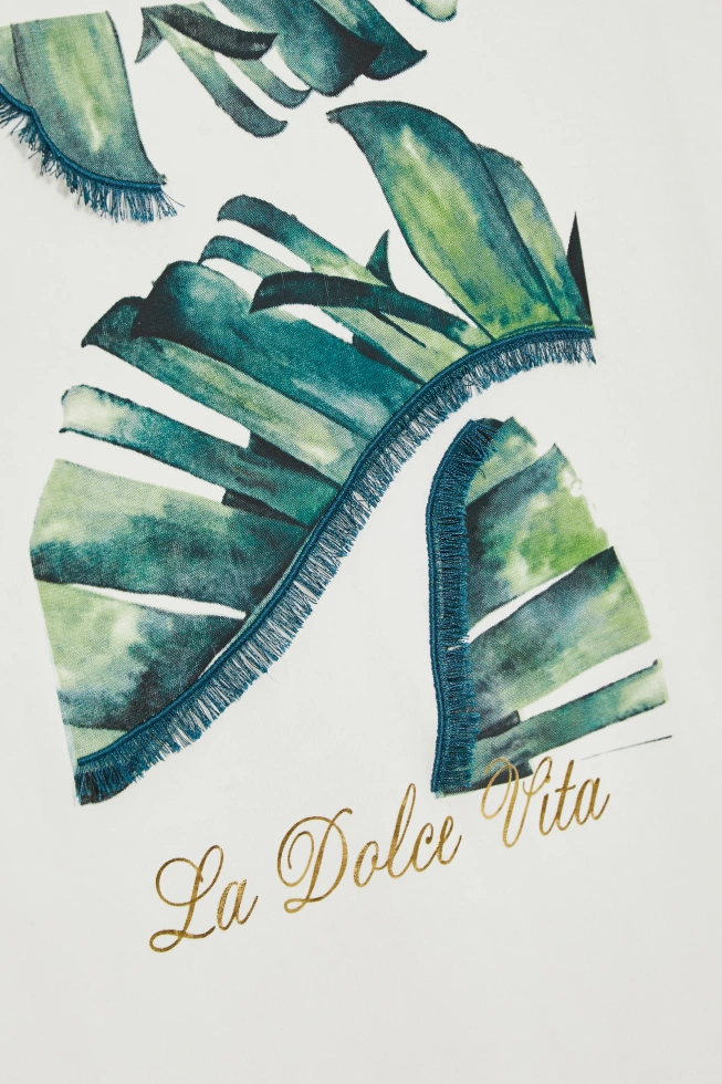 KOSZULKA DAMSKA L-TS-4945 OFF WHITE