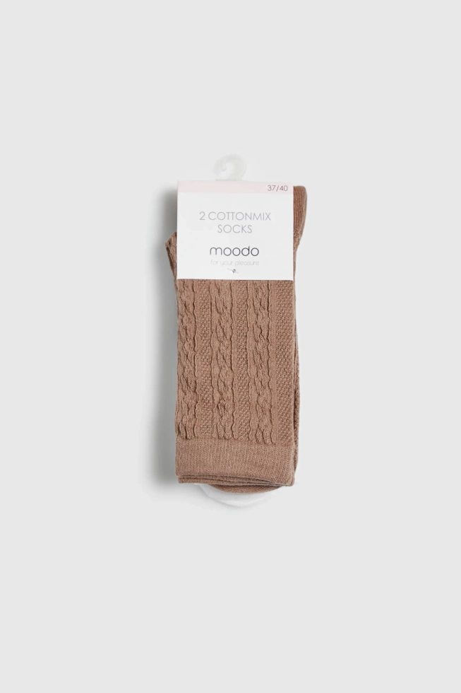 WOMEN'S SOCKS Z-SK-4805 COFFEE-set