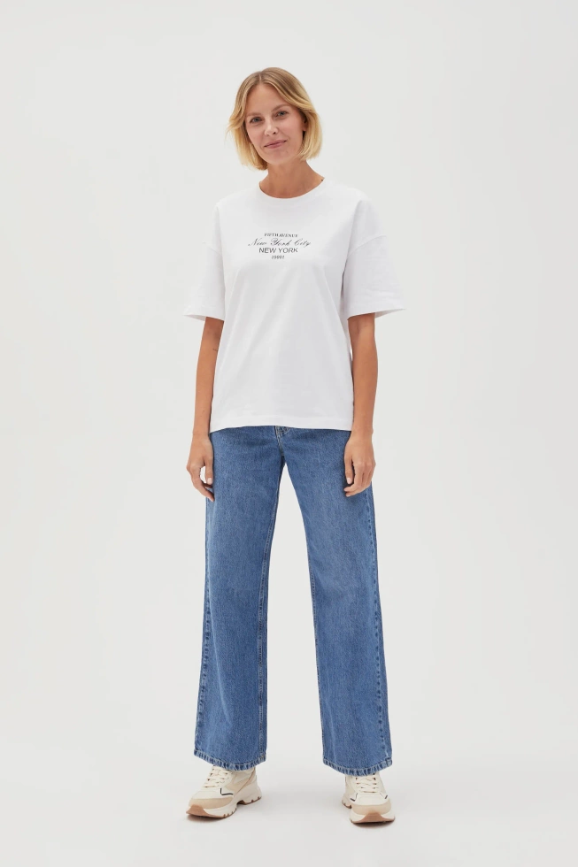 WOMEN'S TSHIRT L-TS-4645 WHITE