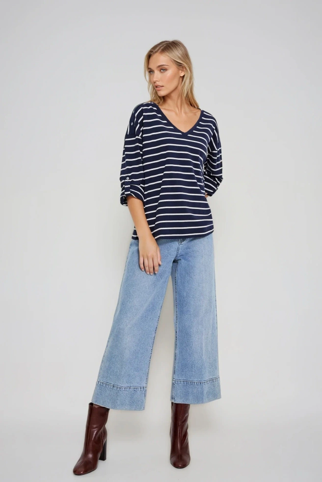 BLUZA DAMSKA L-BL-4910 NAVY