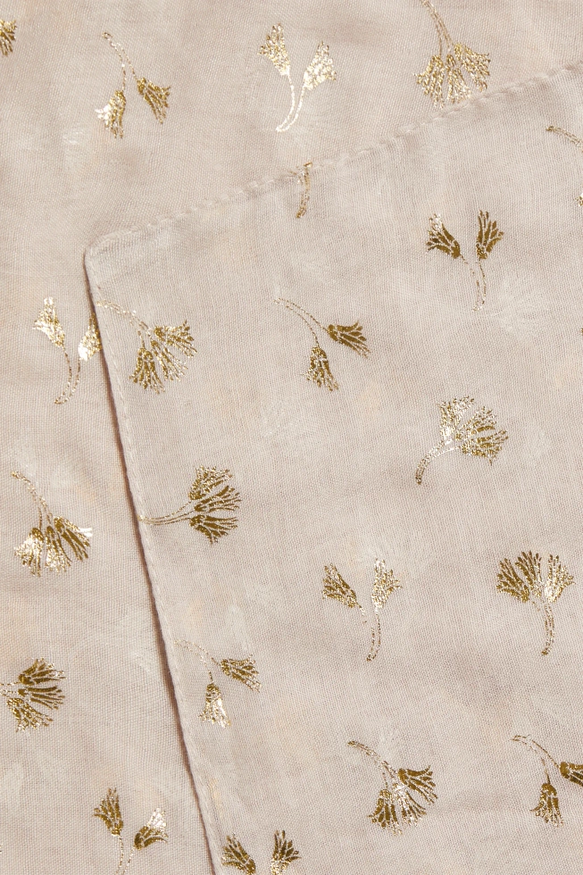 WOMEN'S SCARF L-SZ-4922 BEIGE-set