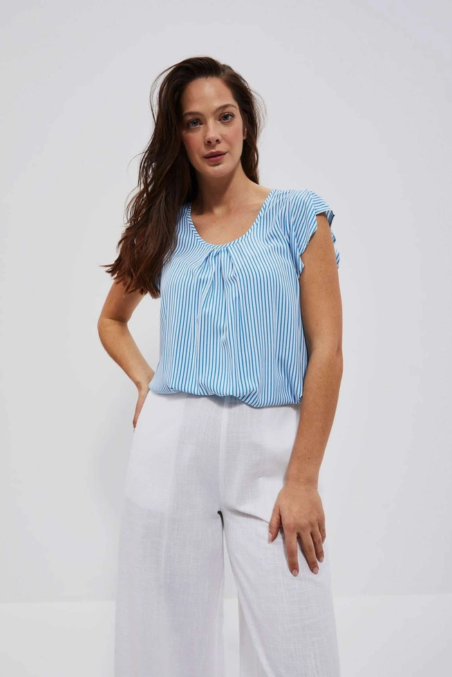 KOSZULA DAMSKA L-KO-4036 WHITE_FRESH BLUE