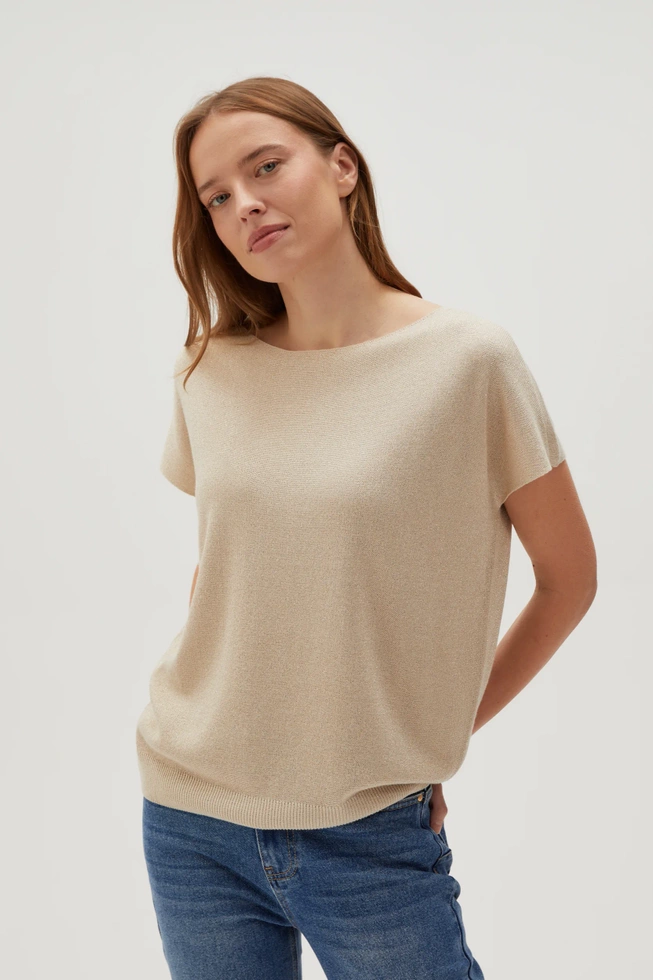 SWETER DAMSKI L-SW-4601 L.BEIGE