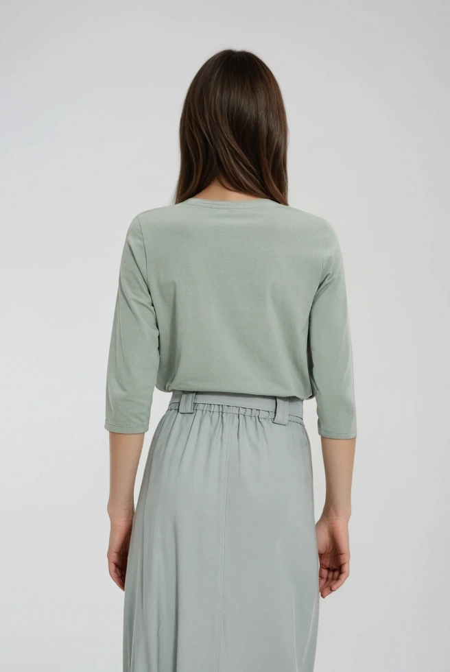 BLUZKA DAMSKA L-TS-4904 OLIVE-pakiet