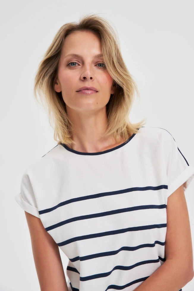 WOMEN'S TSHIRT L-TS-4655 NAVY