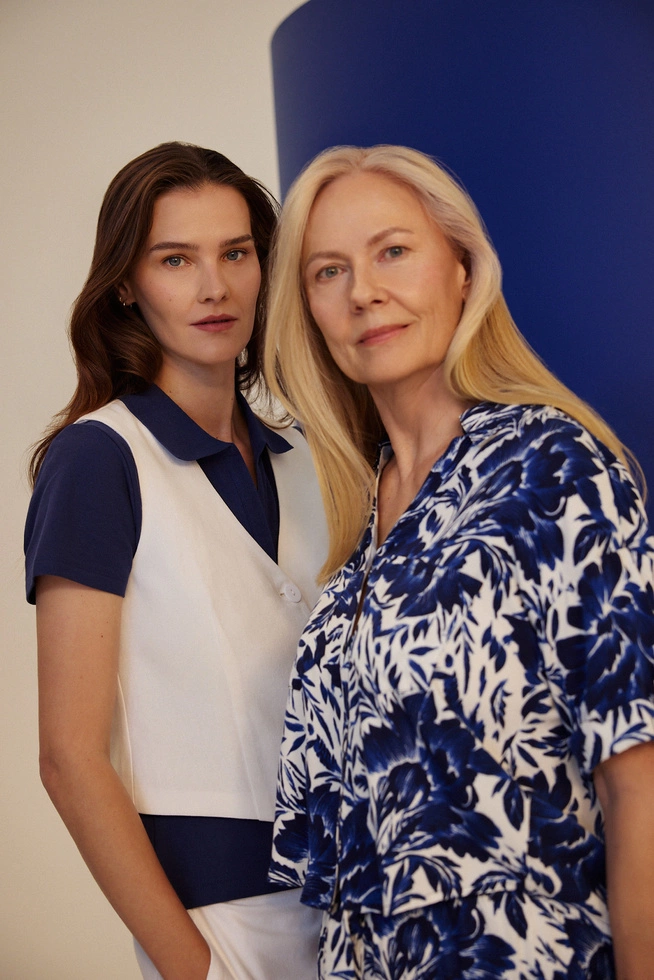 WOMEN'S SHIRT L-KO-4652 BLUE
