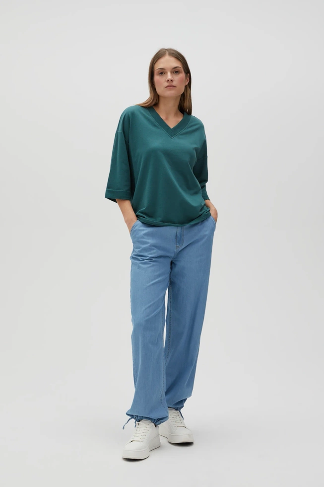 BLUZA DAMSKA L-BL-4609 D.GREEN