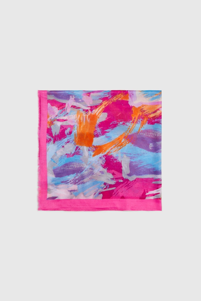 WOMEN'S SCARF L-SZ-4620 FUCHSIA