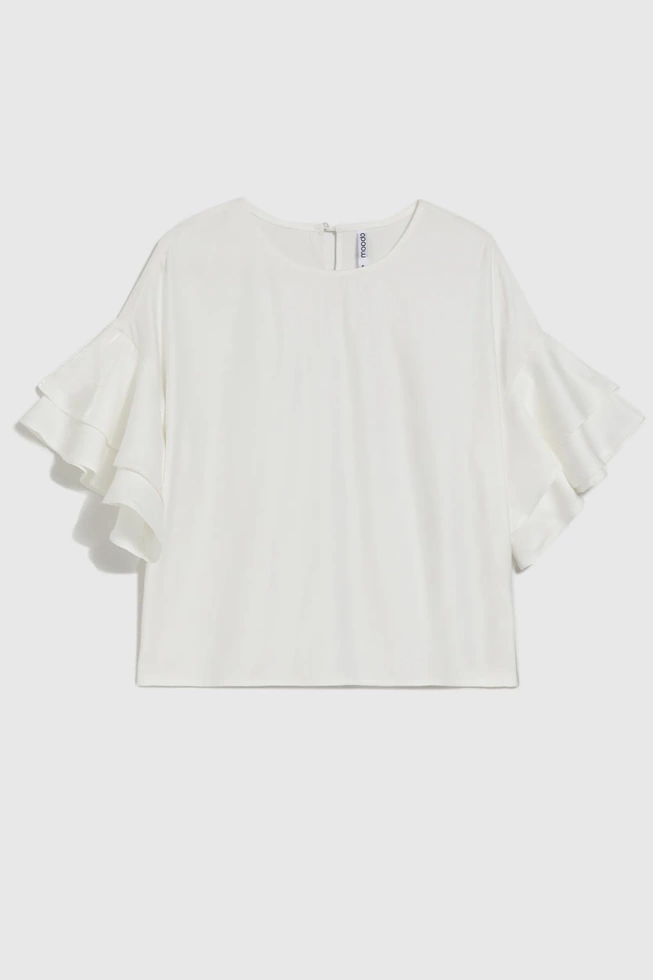 WOMEN'S SHIRT L-KO-4631 OFF WHITE