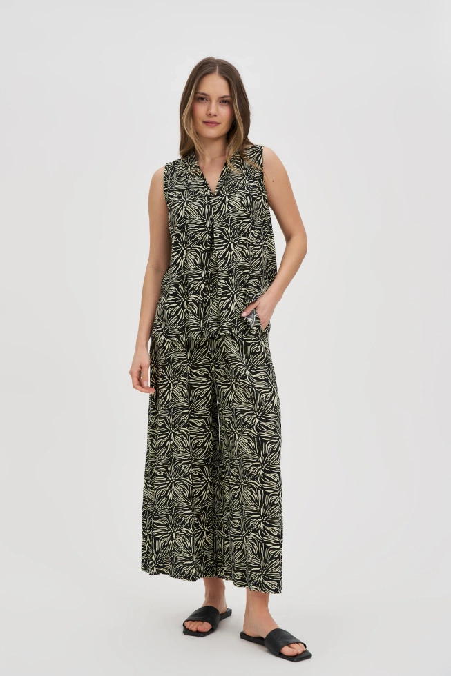 WOMEN'S SHIRT L-KO-4650 BLACK