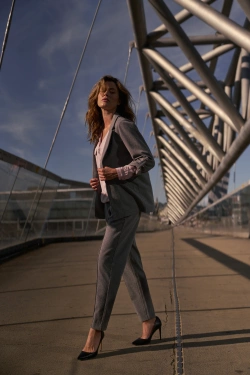 MARYNARKA DAMSKA Z-MR-4809 GREY