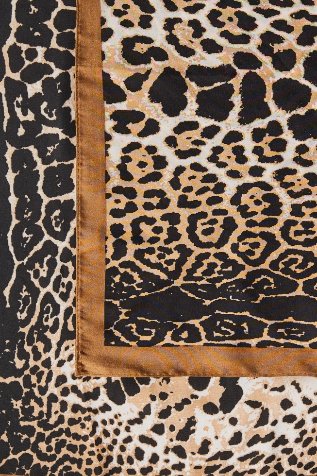 WOMEN'S SCARF L-SZ-4909 BROWN