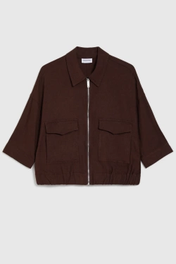 WOMEN'S JACKETS L-KU-4924 D.BROWN-set