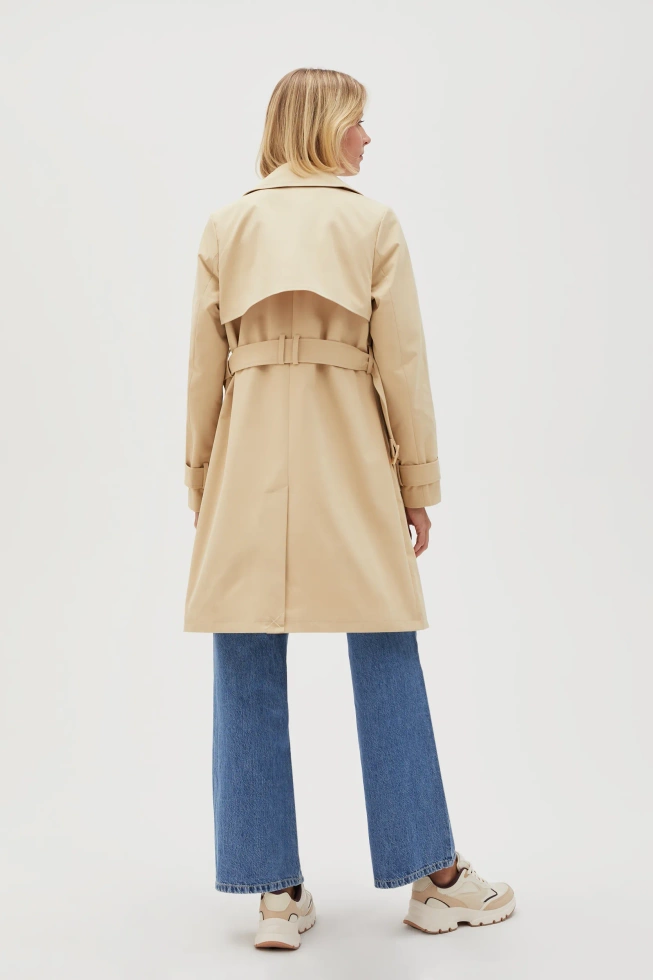WOMEN'S JACKETS L-KU-4603 BEIGE