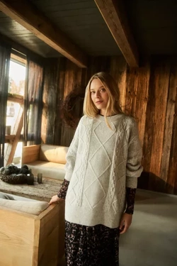 SWETER DAMSKI Z-SW-4230 L.GREY MEL