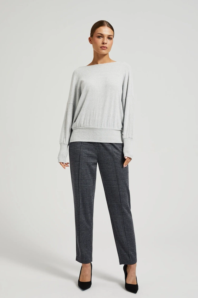 WOMEN'S SWEATER Z-SW-4560 L.GREY MEL