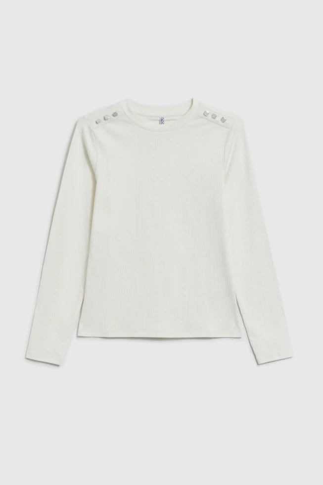 WOMEN'S LONGSLEEVE L-TS-4900 OFF WHITE-set