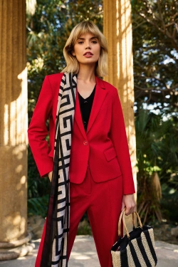 MARYNARKA DAMSKA L-MR-4609 RED