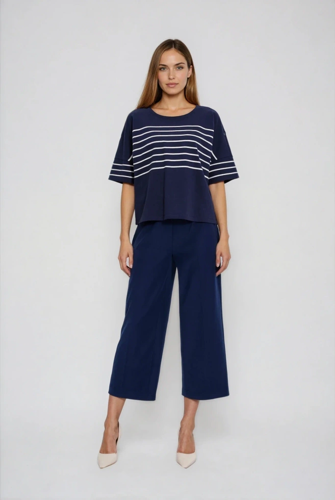 BLUZA DAMSKA L-BL-4914 NAVY