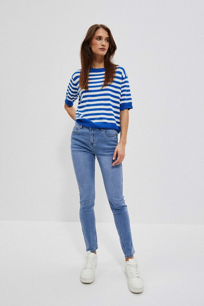 LADIES JEANS L-JE-4009 BLUE