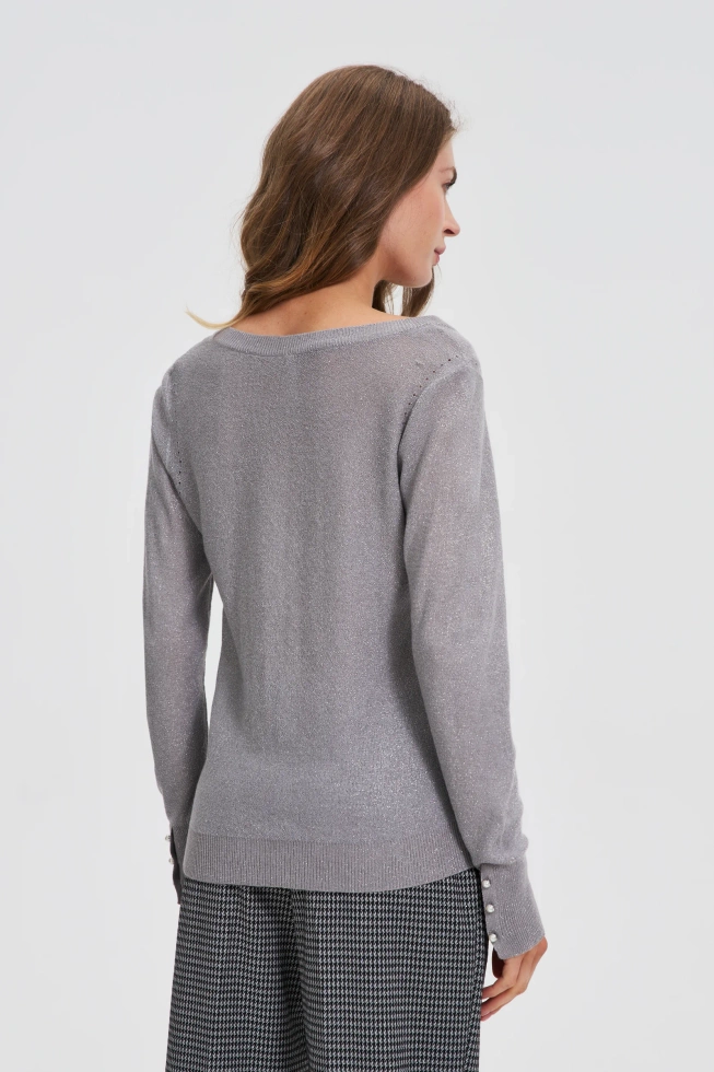 SWETER DAMSKI Z-SW-4807 L.GREY MEL