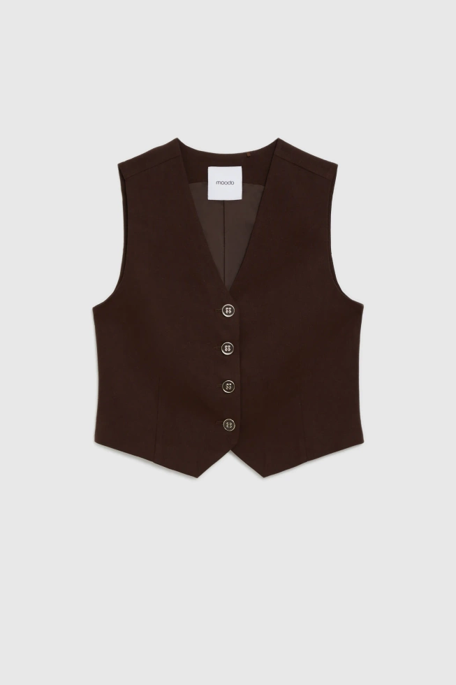 WOMEN'S BLAZER L-KA-4928 D.BROWN