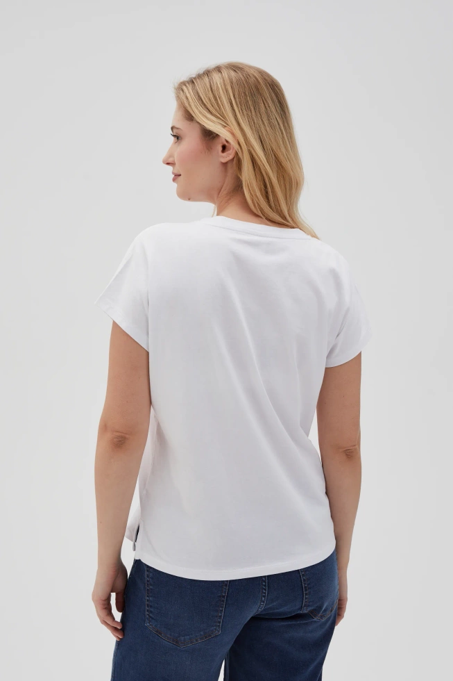WOMEN'S TSHIRT L-TS-4623 WHITE-set