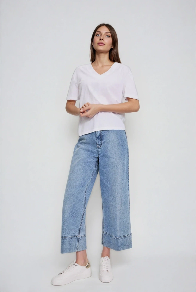 WOMEN'S TSHIRT L-TS-4950 WHITE