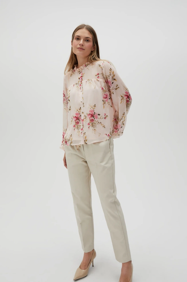 WOMEN'S PANTS L-SP-4614 L.BEIGE-set