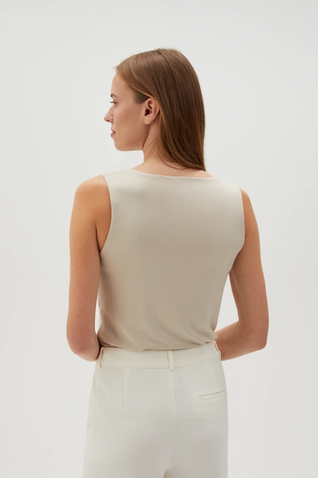 WOMEN'S TOP L-TS-4606 L.BEIGE