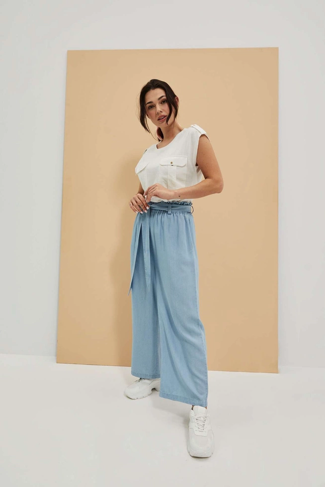 LADIES TSHIRT L-TS-4058 OFF WHITE