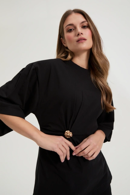 WOMEN'S TSHIRT L-TS-4903 BLACK