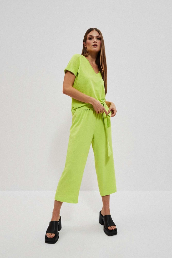 LADIES PANTS L-SP-4022 L.GREEN