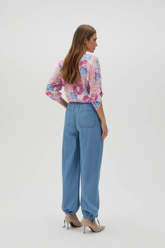 WOMEN'S PANTS L-SP-4609 BLUE-set