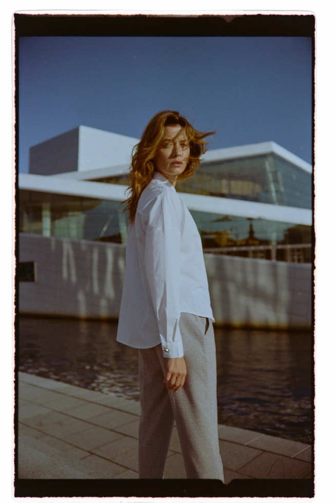 WOMEN'S SHIRT Z-KO-4813 WHITE