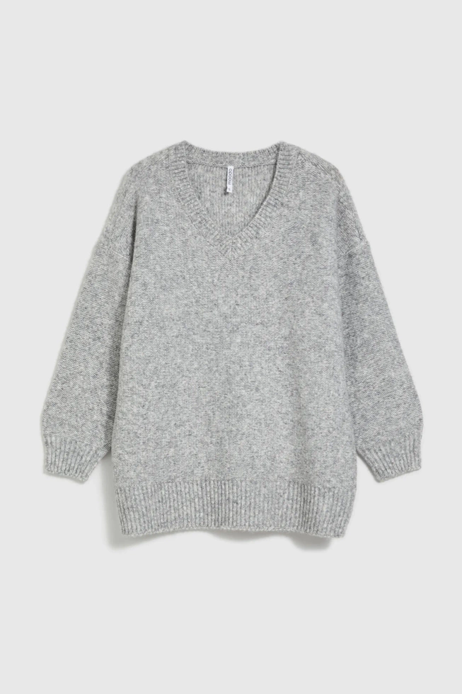 WOMEN'S SWEATER Z-SW-4534 L.GREY MEL