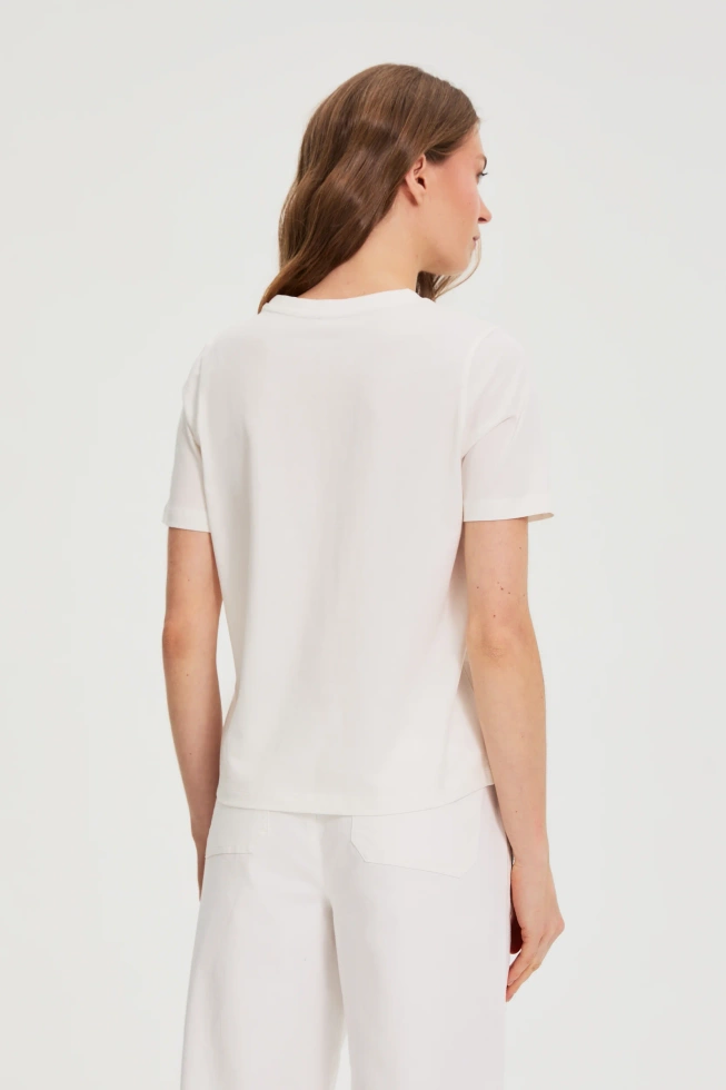 KOSZULKA DAMSKA L-TS-4925 OFF WHITE