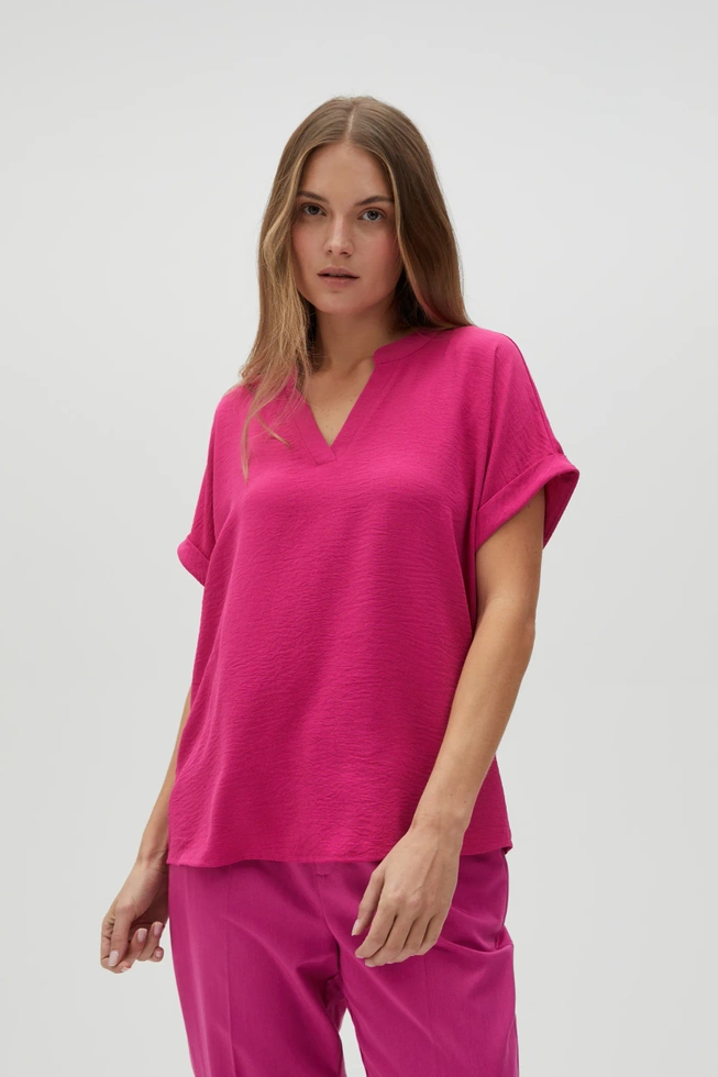 WOMEN'S SHIRT L-KO-4623 FUCHSIA