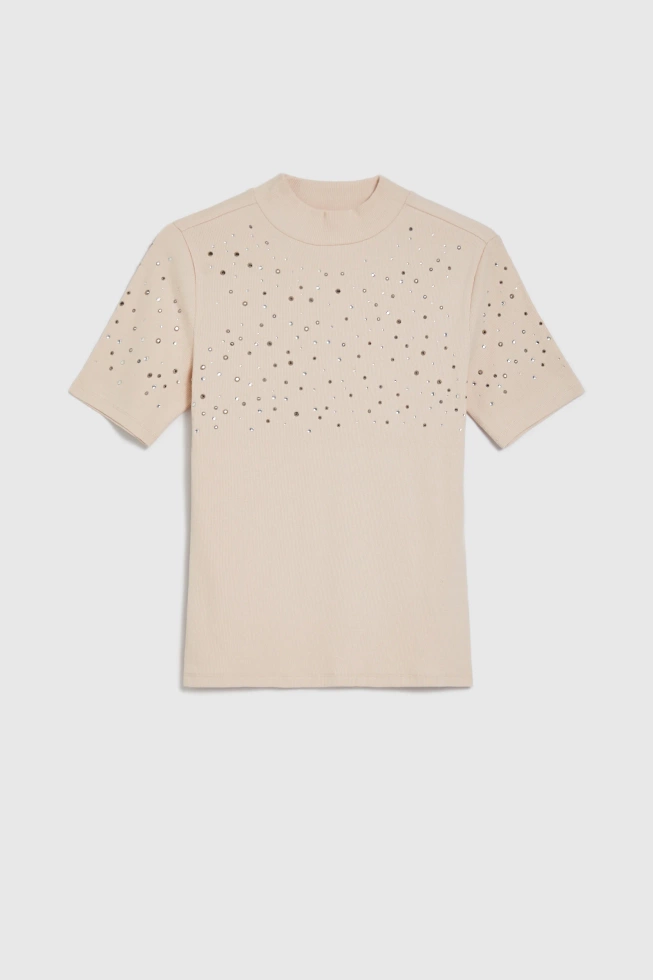 WOMEN'S TSHIRT L-TS-4902 L.BEIGE-set