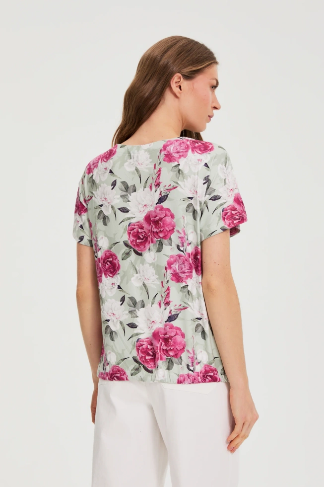 WOMEN'S TSHIRT L-TS-4939 OLIVE