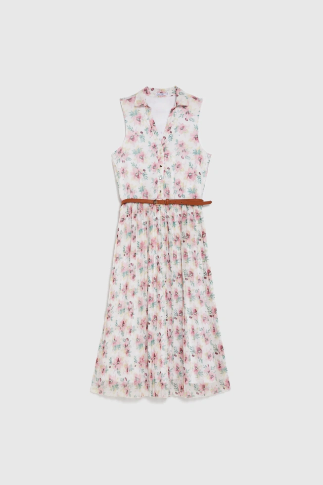 WOMEN'S DRESS L-SU-4919 OFF WHITE-set