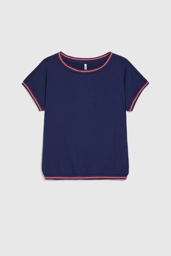 WOMEN'S TSHIRT L-TS-4927 NAVY-set