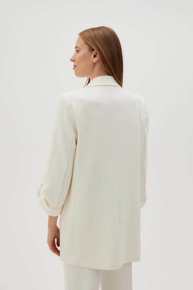 WOMEN'S JACKETS L-MR-4601 OFF WHITE