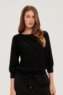 WOMEN'S SWEATER Z-SW-4833 BLACK
