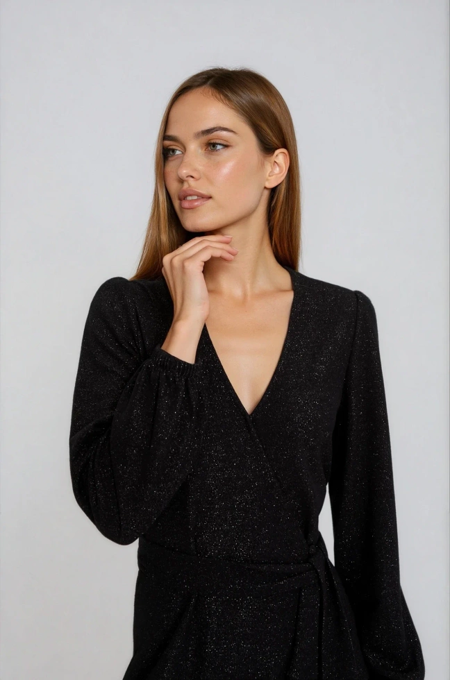 WOMEN'S DRESS Z-SU-4823 BLACK