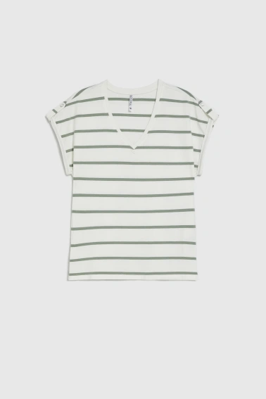 WOMEN'S TSHIRT L-TS-4924 OLIVE