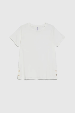 WOMEN'S TSHIRT L-TS-4913 OFF WHITE-set