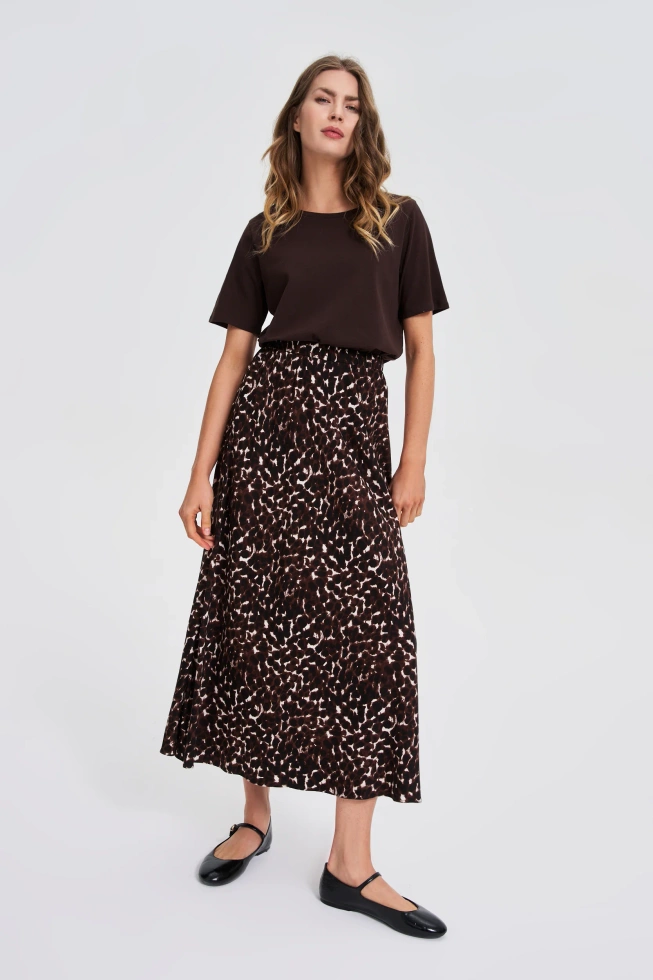 WOMEN'S TSHIRT Z-TS-4804 D.BROWN
