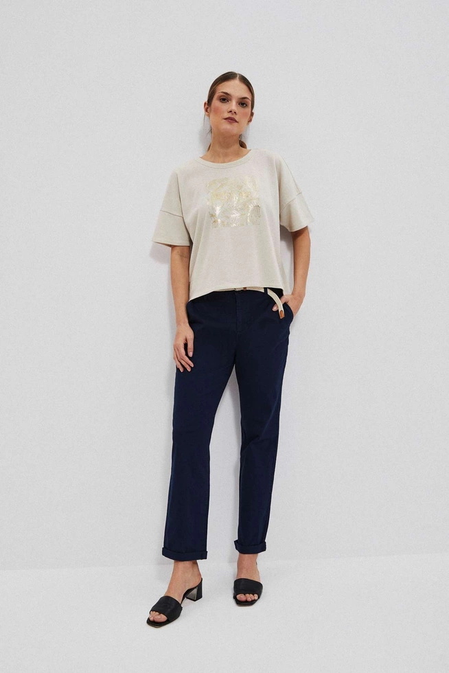 LADIES PANTS L-SP-4014 NAVY